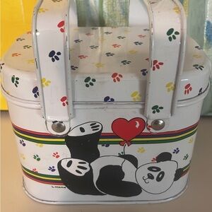 Vintage Panda Tin Box from Tin Box Company